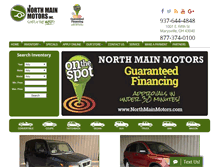 Tablet Screenshot of northmainmotors.com